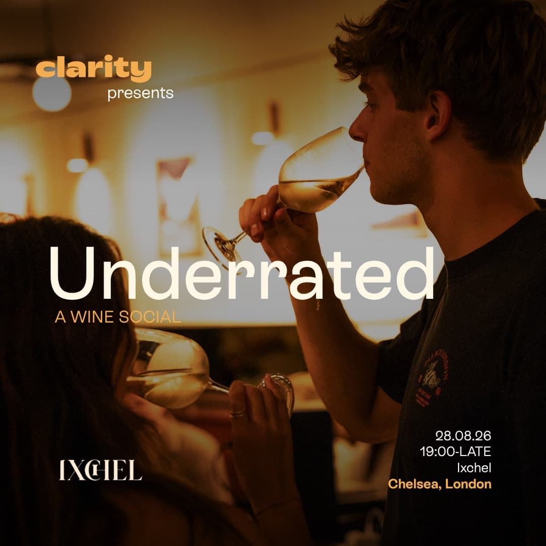 Underrated | A Wine Social | Marylebone event poster